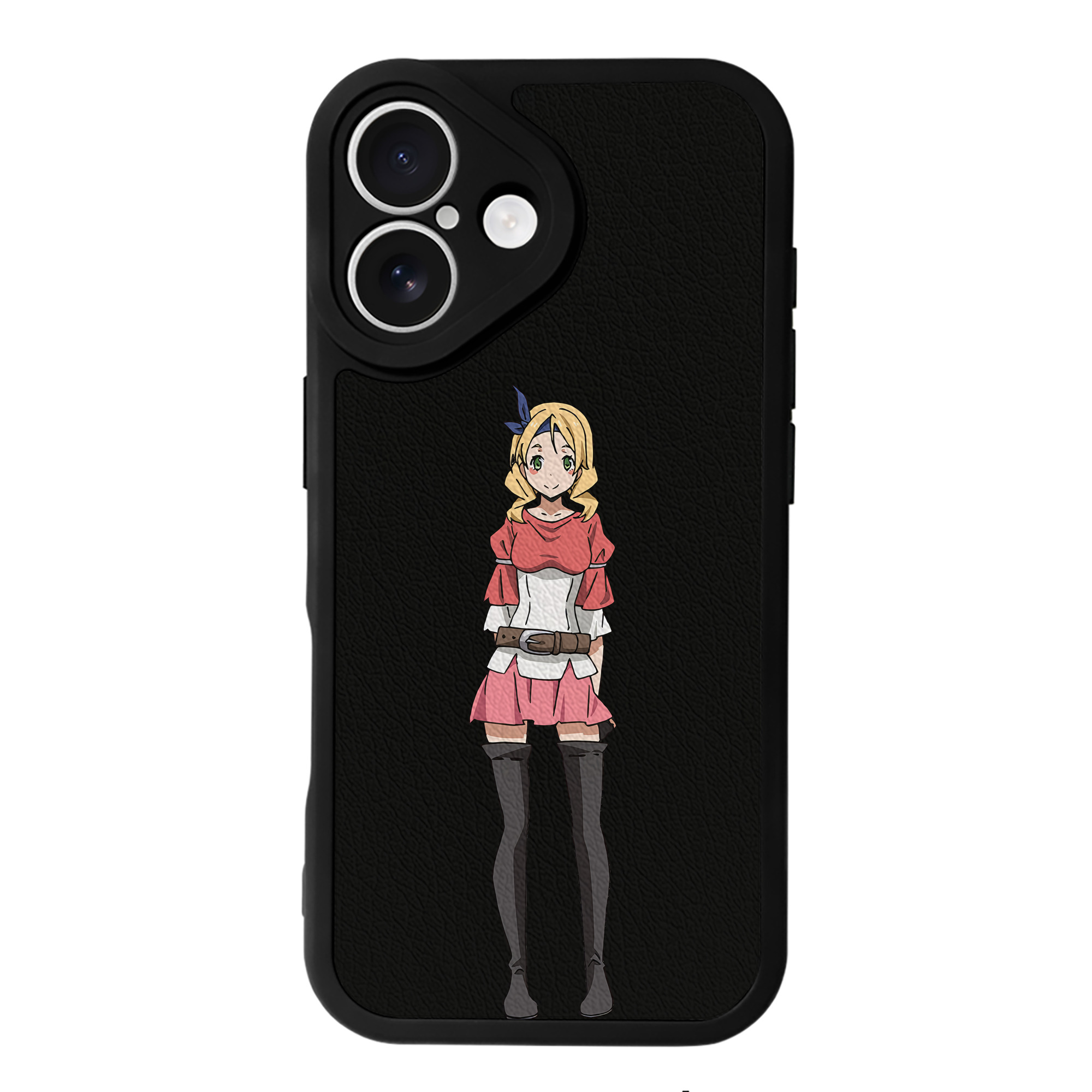 （画像用） 転スラ Regarding Reincarnated to Slime 【iPhone 16シリーズ対応】シリコンスマホケース（レザー調） 材質：シリコン